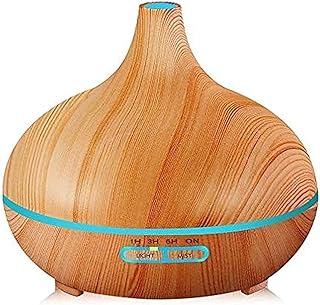 Humidificateur électrique à bois avec diffuseur de parfum de 300 ml pour usage