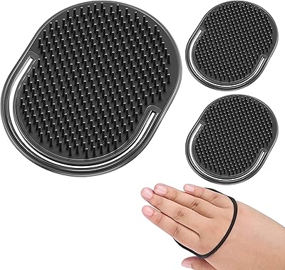 3 pièces peignes de poche brosse de massage des cheveux peigne brosse