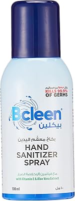 Spray désinfectant pour les mains baklin à 70 % d'alcool, 100 ml