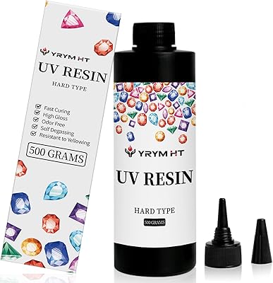 Kit de résine uv yrym ht 500 g durcie de type dur