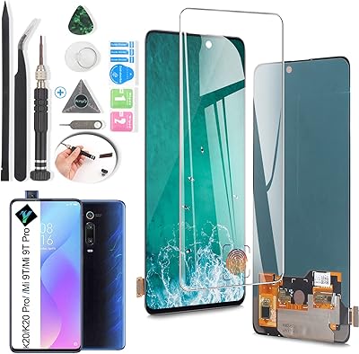 Écran d'affichage pour xiaomi mi 9t/mi 9t pro/redmi k20/k20 pro remplacement de l'écran