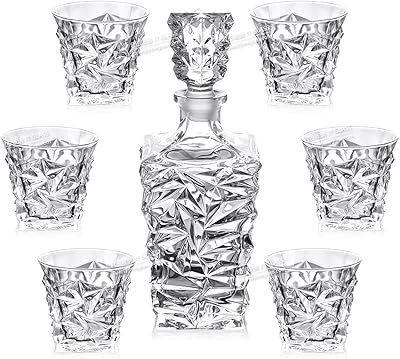 Ensemble de carafes à boissons en verre jt 7 pièces 6