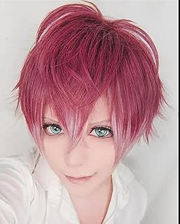 Perruque courte de cheveux de cosplay mz diabolik lovers sakamaki ayato en couches