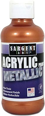 Peinture acrylique liquide métallisée sargent art 22-1195, bronze