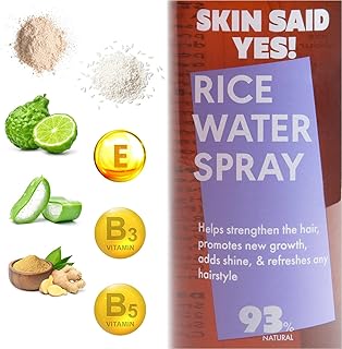 Skin said yes eau de riz pour la croissance des cheveux - spray