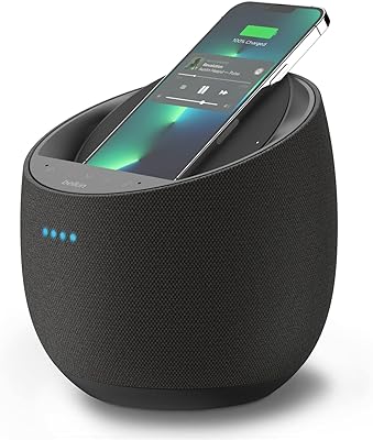 Haut-parleur intelligent hi-fi belken soundform elite + chargeur sans fil