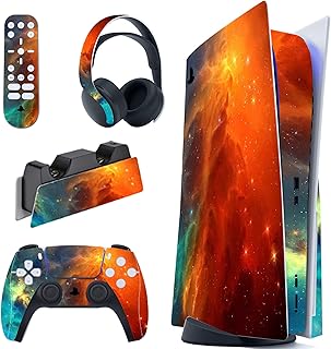Ensemble complet d'autocollants playstation 5 disc edition autocollant en vinyle pour manette