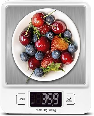 Balance de cuisine balance alimentaire de luxe en acier inoxydable pour mesurer