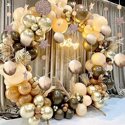 155 pièces kit de ballons de décoration de fête d'anniversaire avec pompe à