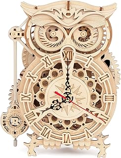 Puzzle en bois 3d en forme de hibou à bascule - kit