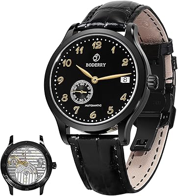 Montre habillée automatique en acier inoxydable pour hommes, montre de luxe étanche en acier inoxydable pour hommes, couleur saphir. Plus de choix, moins de dépenses avec Diaytar