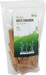 Bâtons de cannelle séchés ronds biologiques terre-à-terre | 100 % purs et naturels