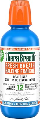Rince de bouche à la menthe glacée therabreath fresh breath, 16 fl oz