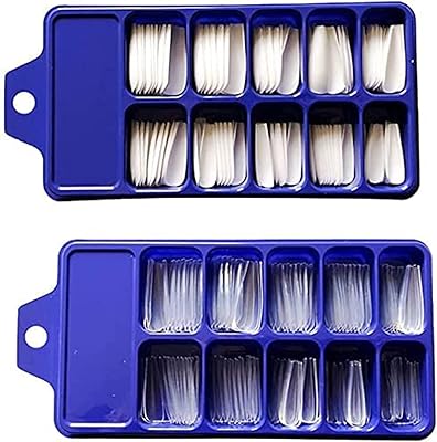 2 paquets d'autocollants pour faux ongles longs, durables et respirants, motif ballet uv