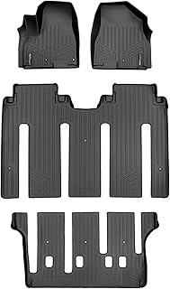 Ensemble de tapis de sol smartliner sur mesure à 3 rangées avec doublure