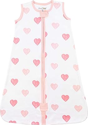 Sac de couchage pour bébé 2,5 tog, sac de couchage à fermeture éclair bidirectionnelle pour garçons et filles, sac de couchage d'hiver pour nourrissons et tout-petits, couverture pour bébé en coton biologique portable, xl (18-24 mois), cœurs, 1 paquet. Diaytar : L'e-commerce accessible à tous les Sénégalais