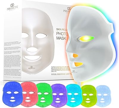 Masque facial de luminothérapie led project ibeauty | rajeunissement de la peau 7