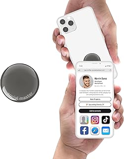 Carte de visite numérique social master nfc, carte de visite pour communication instantanée