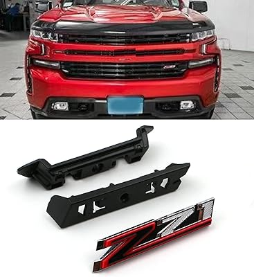 1 badge avant 3d oem z71 compatible avec silverado tahoe suburban rst 2019-2022 hd 2500 hd 3500hd 84384428 (chrome rouge). Diaytar : Acheter moins cher n'a jamais été aussi facile