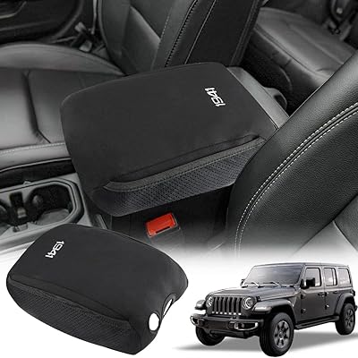 Housse de console centrale de voiture intjet pour jeep gladiator wrangler jlu