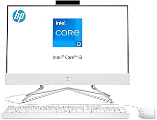 Ordinateur tout-en-un hp 22-df1004ne, écran fhd 21,5 pouces, processeur intel coretm i3 de