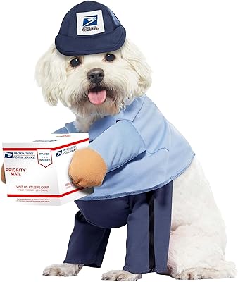 Costume de transporteur de courrier pour chien usps taille s