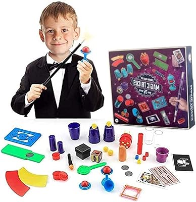 Un ensemble de jouets magiques de chanid avec une baguette et 75 tours