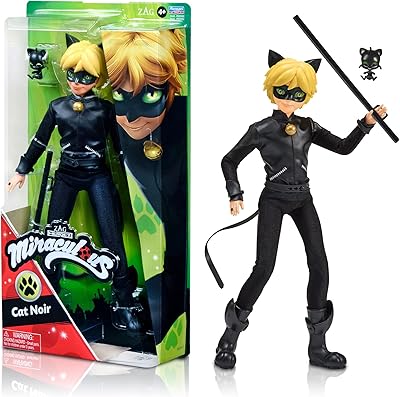 Poupée miraculous heroes fshn chat noir