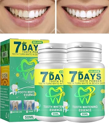 Poudre de blanchiment des dents fuokatin 7 jours nettoyage des dents