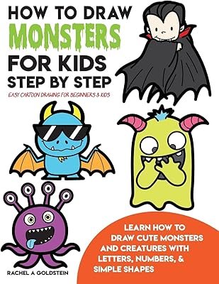 Comment dessiner des monstres pour les enfants étape par dessin de de ssin