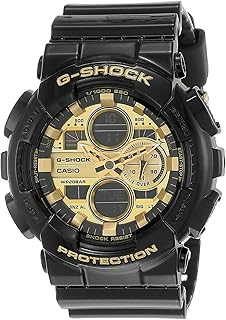 Montre casio g-shock, montre analogique-numérique à cadran jaune pour homme-ga-140gb-1a1dr (g1021), noir