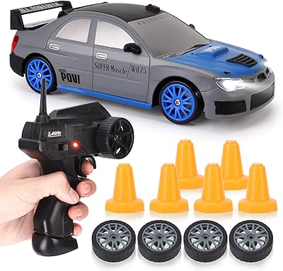 Voiture de sport rc 1 24 24 ghz 4 roues motrices avec lumière