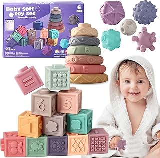 Jouets pour bébé de 6 à 12 mois, jouets montessori 3 en 1