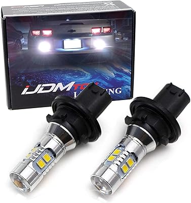 Ijdmtoy (2) ampoules led blanc xénon 12184 12185 ph24w pour chevrolet