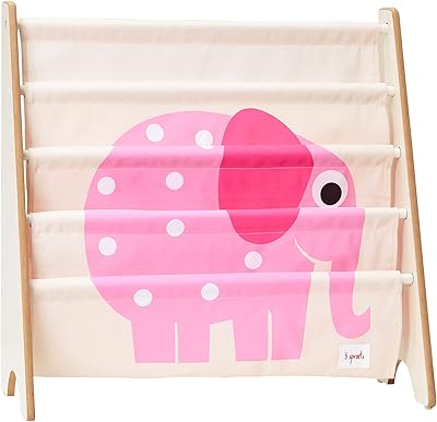 Support à livres 3 sprouts - organisateur d'étagère de rangement pour enfants