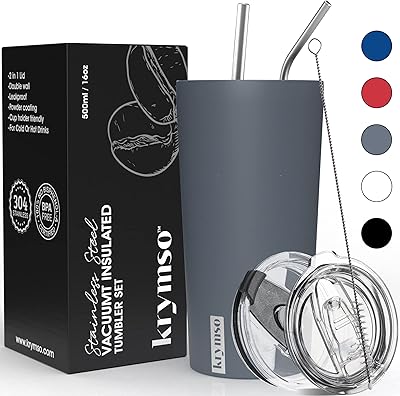 Tasse à café de voyage cremso 500 ml gobelet en acier inoxydable