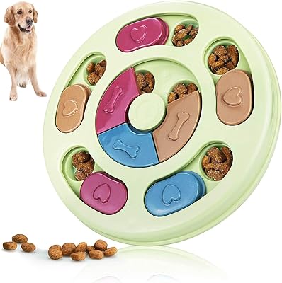 Jouets de puzzle pour chiens, chiots, chiens et chats, jouet interactif, distributeur