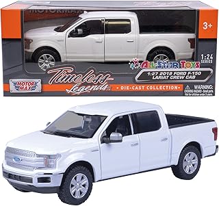 Motormax 2019 ford f-150 lariat crew cab pickup truck, blanc 79363wh - modèle