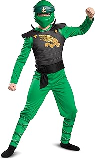 Déguisement classique ninjago lloyd legacy pour garçon (lot de 1), gris chiné