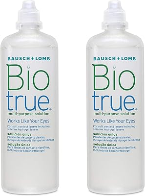 Solution polyvalente pour lentilles de contact biotro 2 x 300 ml amortit