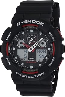 Montre casio g-shock pour hommes, cadran numérique - bracelet analogique et résine