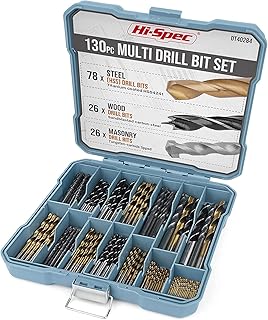 Jeu de forets multiples hispec 130 pièces 8 tailles de 1 mm à