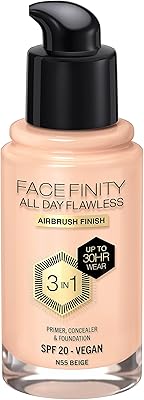 Fond de teint liquide max factor facefinity all day flawless, 3 en 1