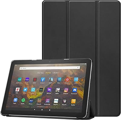 Étui pliable zertylre compatible avec la tablette kindle fire hd 10 / fire