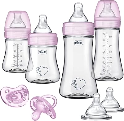 Coffret cadeau nouveau-né hybride chicco doux avec verre infini intérieur/extérieur en plastique