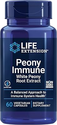 Pilules de complément nutritionnel life extension avec extrait de racine de pivoine blanche pour soutenir l'immunité et l'équilibre cellulaire sain - sans ogm, sans gluten et végétarien - 60 gélules. L'univers du discount accessible 24/7 sur Diaytar Sénégal
