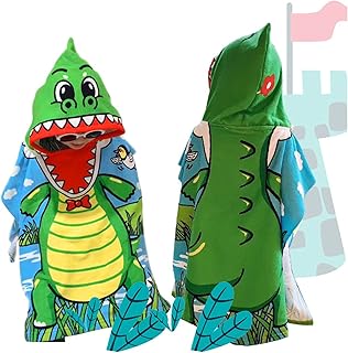 Serviette de plage à capuche occuwzz ® pour enfants grande serviette