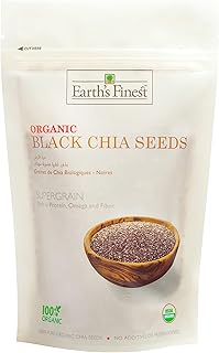 Graines de chia noires biologiques les plus fines de la terre superaliment