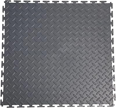 Carreaux de sol emboîtables en caoutchouc à motif diamant carré versatex
