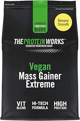 Protein works - vegan mass gainer extreme | poudre de protéines riche